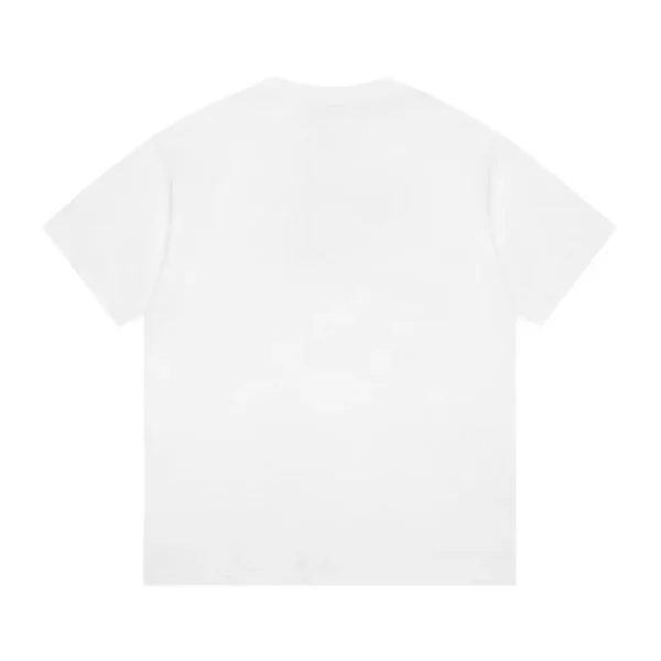 Gucci Interlocking G Graphic Print White Crew Neck T-Shirt - Image 7