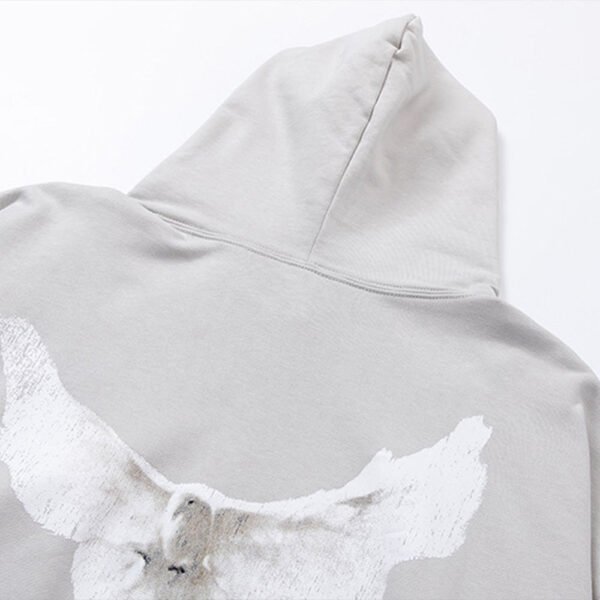 YZY GAP Hoodies Cement white - Image 5