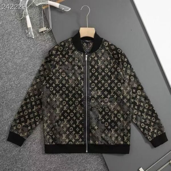All-Over Monogram Jacquard Jacket - Image 4