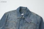 Embossed Denim Jacket - Image 4