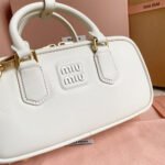 MIUMIU Medium Arcadie Leather Bag(HIGH-END GRADE) - Image 10