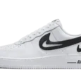 07 FM Cut Out Swoosh White Black