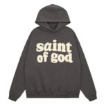 FO G x Saint Michael Hoodie Grey - Image 2