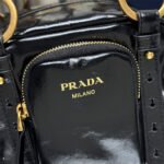 Prada Dangle leather top-handle mini-bag(HIGH-END GRADE) - Image 10