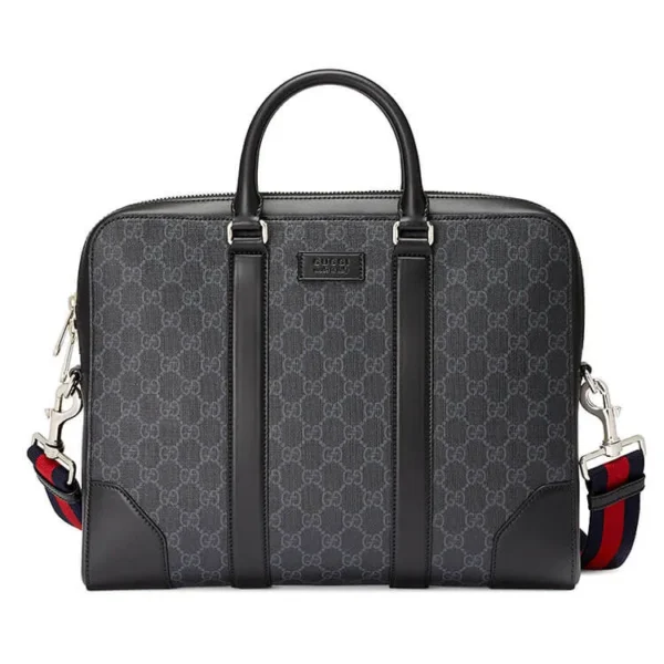 Gucci GG Black Briefcase - Image 2