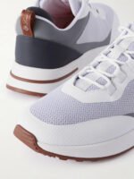Weekend Walk Leather-Trimmed Mesh Sneakers - Image 7