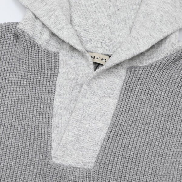 FO G Knitted Sweater Hoodie - Image 6