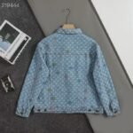 Tyler Collaboration Monogram Embroidered Denim Jacket - Image 3