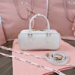 MIUMIU Large Arcadie Leather Bag(HIGH-END GRADE) - Image 8