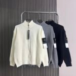 Thickened Zipper Knit Cardigan