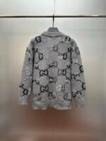 Gradient Wool Knit Cardigan – Early Fall 2025 Collection - Image 3