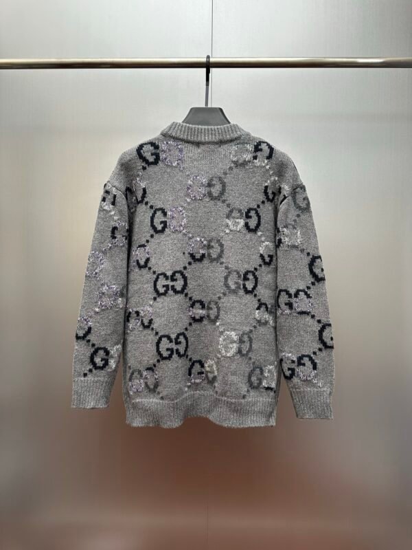 Gradient Wool Knit Cardigan – Early Fall 2025 Collection - Image 3
