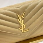 YSL classic cassandre chain wallet in grain de poudre leather - Image 7