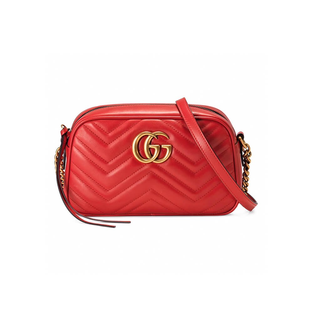 232ca444bdecc1a506fcf131ba37a4ae.jpeg GG Marmont small matelasse shoulder bag - Image 1