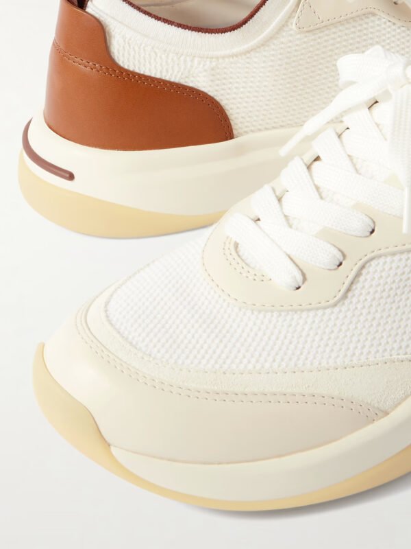 410 LP Walk Leather-Trimmed Wish® Wool Sneakers - Image 7