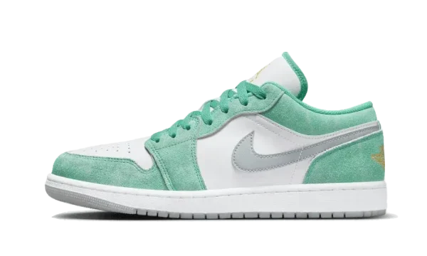 ⁦حذاء Air Jordan New Emerald رمادي⁩ - الصورة ⁦2⁩