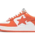 Patent Leather Orange White