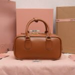 MIUMIU Medium Arcadie Leather Bag(HIGH-END GRADE) - Image 8