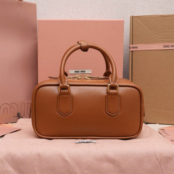 MIUMIU Medium Arcadie Leather Bag(HIGH-END GRADE) - Image 5