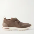 360 Flexy Walk Leather-Trimmed Wish® Wool Sneakers