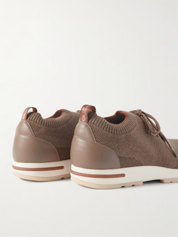 360 Flexy Walk Leather-Trimmed Wish® Wool Sneakers - Image 7