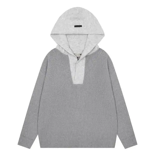 FO G Knitted Sweater Hoodie - Image 2