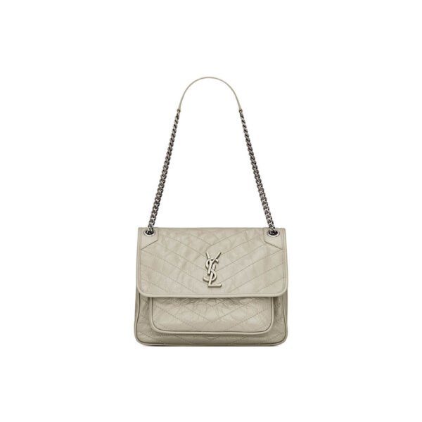 SAINT LAURENT NIKI MEDIUM IN CRINKLED VINTAGE LEATHER - Image 2