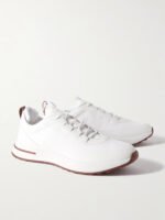 Weekend Walk Leather-Trimmed Mesh Sneakers - Image 9