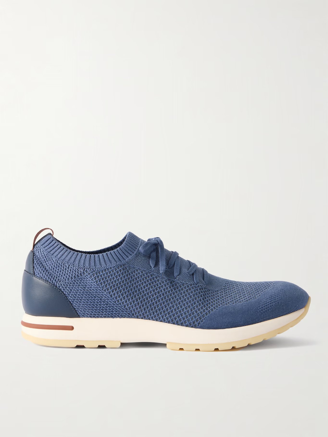323ceee1ef5be87c0c53a39f5ea10010.jpg 360 Flexy Leather-Trimmed Knitted Wish® Wool Sneakers - Image 1
