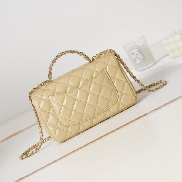 CHANEL Mini Flap With Top Handle - Image 5