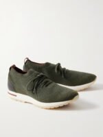 360 Flexy Walk Leather-Trimmed Wish® Wool Sneakers - Image 8