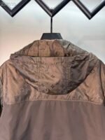 Winter New Thin Cotton Full Print Patchwork Hooded Jacket - Image 6