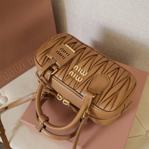 MIUMIU Medium Arcadie matelasse nappa Bag(HIGH-END GRADE) - Image 7