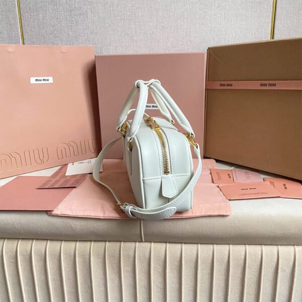 MIUMIU Medium Arcadie Leather Bag(HIGH-END GRADE) - Image 4