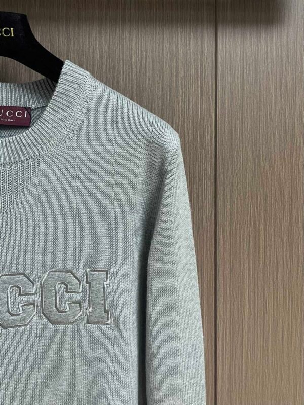 Jacquard Wool Knit Sweater – Fall/Winter Collection - Image 5