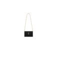 YSL classic cassandre chain wallet in grain de poudre leather