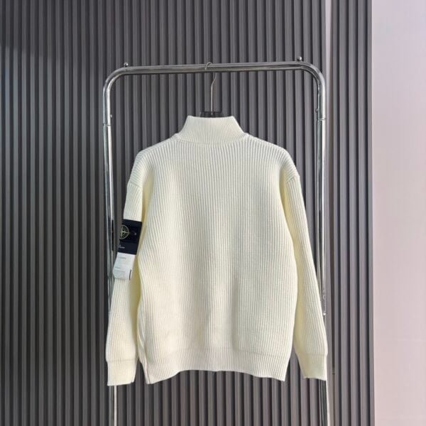 Thickened Zipper Knit Cardigan - Image 7