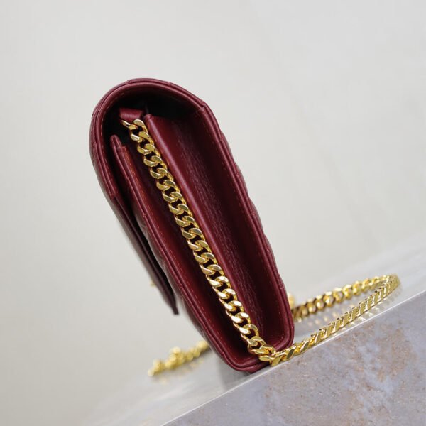 YSL cassandre chain wallet in lambskin - Image 7