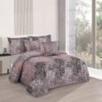 Modern Woodland Silhouette Quilted Lightweight Bedspread Comforter Set