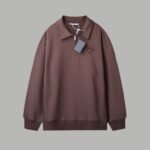 Men’s & Women’s Luxury Sweatshirt with Triangular Patch Design - Image 2