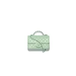 Chanel Mini Flap Bag with Top Handle(HIGH-END GRADE) - Image 3