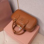 MIUMIU Medium Arcadie Leather Bag(HIGH-END GRADE) - Image 10