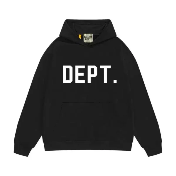 Gallery Dept. DEPT. Logo Print Red Cotton Fleece Pullover Hoodie - Image 5