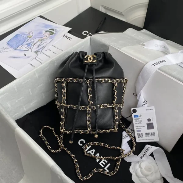 CHANEL Small Drawstring Bag - Image 4