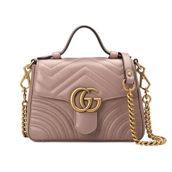 Gucci GG Marmont Mini Top Handle Bag - Image 2