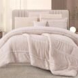 Luxury Off-White & Cream Floral Lace Comforter
