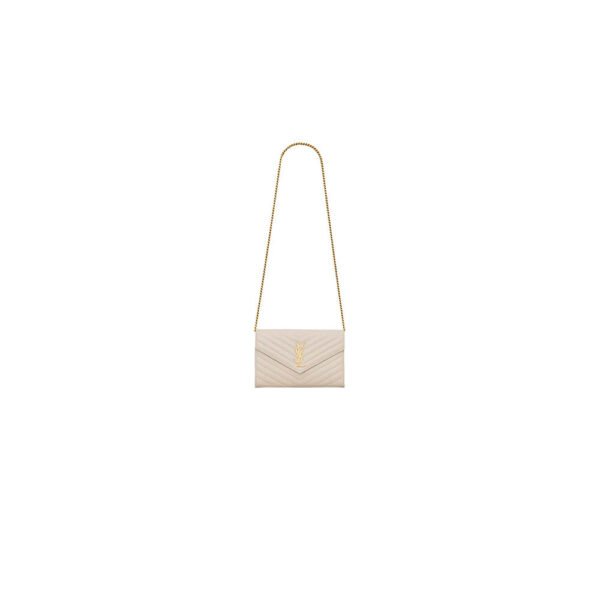 YSL cassandre chain wallet in lambskin - Image 2