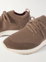 360 Flexy Walk Leather-Trimmed Wish® Wool Sneakers - Image 8