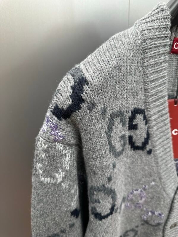 Gradient Wool Knit Cardigan – Early Fall 2025 Collection - Image 6