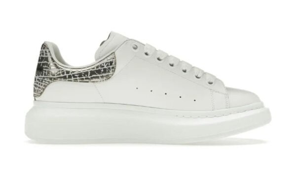 Oversized bianco argento coccodrillo - Image 3